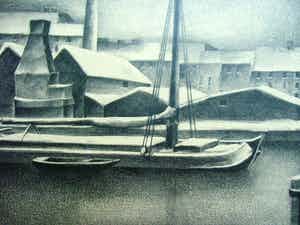 Aart van Dobbenburgh - KALKFABRIEK AMSTERDAM /// LITHO VAN AART VAN DOBBENBURGH verkocht voor € 70!