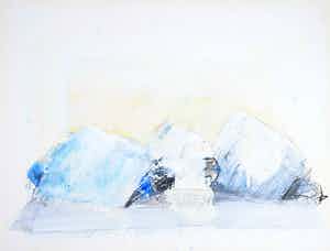 Piet Warffemius - Gemengde techniek op papier, Zonder titel verkocht voor € 60!