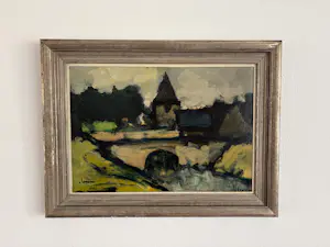 AcheterHans van Ieperen - Landschap met kerk? Enchérissez de 600!