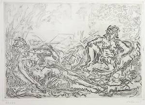 Gerard Bellaart - Ets, Twee figuren kopen? Bied vanaf 1!