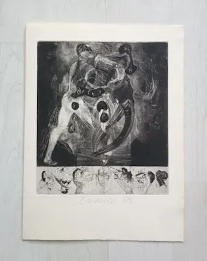 Jiri Anderle - Jiři ANDERLE - Radierung (1968) – handsigniert – (22 x 16 cm) kopen? Bied vanaf 390!