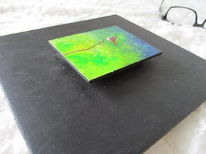 Ari Stolk - Zonder titel (Blauwborst ♂) kopen? Bied vanaf 1!