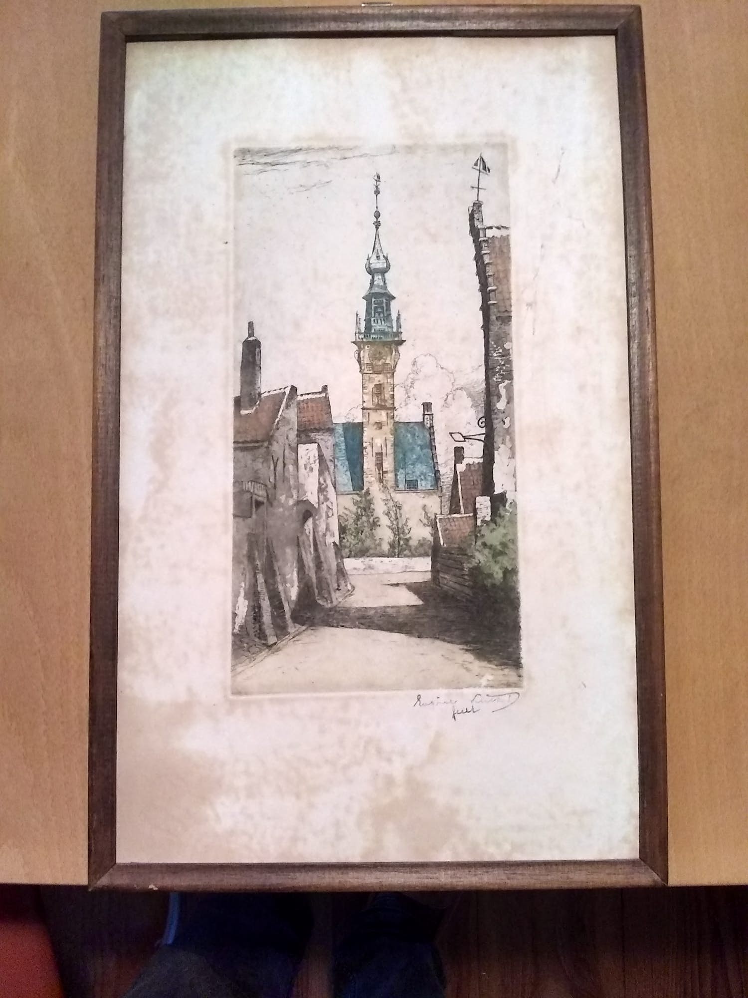 Eugene Lucker - stadhuistoren Veere kopen? Bied vanaf 300!