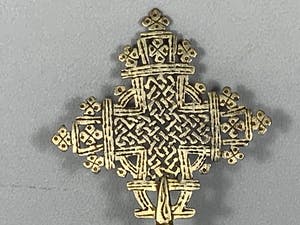 Dogon - Ethiopisch priest Silver handcross - Ethiopia kopen? Bied vanaf 65!