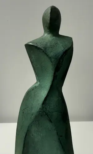 Jan Vermaat - bronzen sculptuur | 'Vrouwfiguur' | 1996 kopen? Bied vanaf 500!