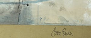 Cora Euser - Gouache, Zonder titel - Ingelijst kopen? Bied vanaf 35!