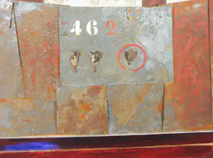 Walter Rast - Gemengde techniek (verf, metalen applicaties), Dok - Ingelijst (Zeer groot) kopen? Bied vanaf 300!