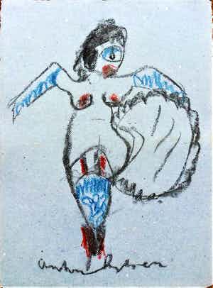 Anton Heyboer - Danseres . verkocht voor € 225!