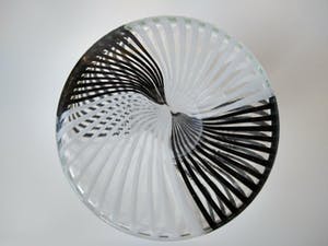 Venini - zwart/wit Tessuto/Swirl vaas kopen? Bied vanaf 85!