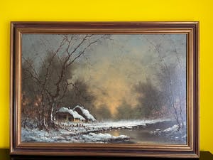 Albert Buikema - Winterlandschap kopen? Bied vanaf 1!