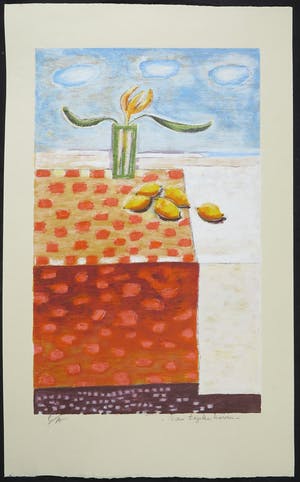 Lita van Engelenhoven - Zeefdruk, Tafel kopen? Bied vanaf 1!
