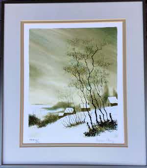 Bernard Charoy - sneeuw landschap verkocht voor € 35!