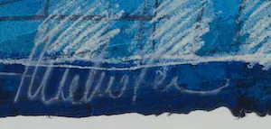 Theo Koster - Zeefdruk en collage, Zonder titel 8 - Ingelijst kopen? Bied vanaf 35!