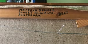 Mateo van den Heuvel - Acryl op doek - 1980 - Gesigneerd - Kleurrijk werk kopen? Bied vanaf 1!