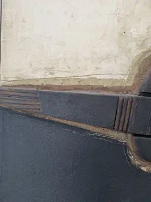 Jaap Wagemaker - gemengde techniek op jute | 'Verticale beweging' | 1969 kopen? Bied vanaf 5000!