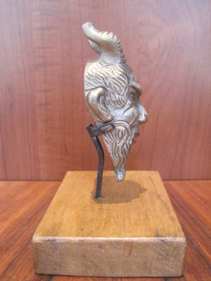 Brons (Onbekend) - Bronzen sater kop. kopen? Bied vanaf 35!