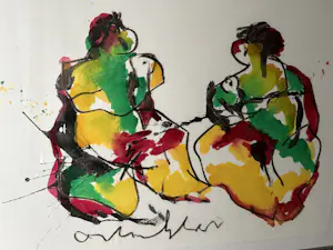 Anton Heyboer - Gekleurde personages kopen? Bied vanaf 599!