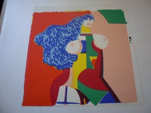Frank Rosen - Zeefdruk uit 1988, titel, "A Love You". kopen? Bied vanaf 15!