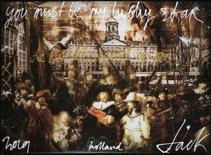 Jack Liemburg - Gemengde techniek op doek, You must be my nightly star (Groot) kopen? Bied vanaf 600!