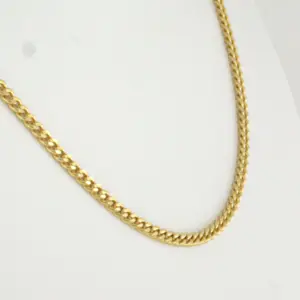 Acheter18k gouden collier – 8.9 gram – 50 cm lang? Enchérissez de 920!