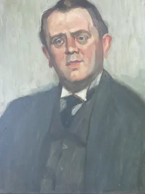 Piet van Wijngaerdt - MANNENPORTRET / OLIEVERF DOEK / 83x69x5cm / KADER / SIG kaufen? Bieten Sie von 95!