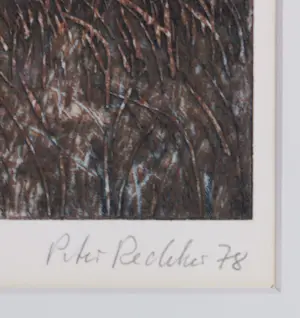 Peter Redeker - Ets, Landschaft - Ingelijst kopen? Bied vanaf 80!