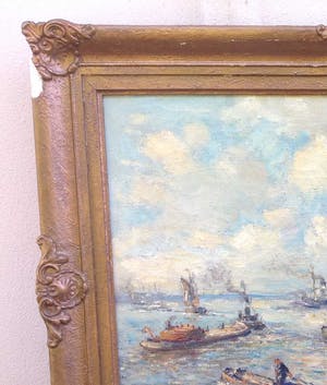 Evert Moll - B9076, havengezicht Rotterdam kopen? Bied vanaf 750!