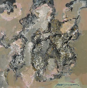 Bert Braam - Acryl op doek, Z.T. kopen? Bied vanaf 1!