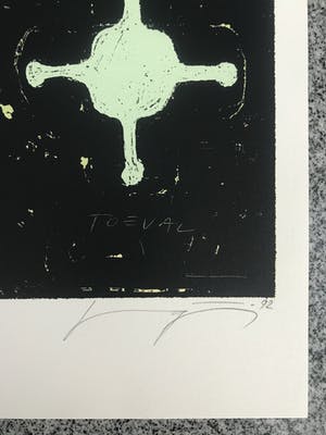 Fik Van Gestel - Gesigneerde zeefdruk - 1992 - "Toeval" - 208/250 kopen? Bied vanaf 25!
