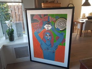 Corneille - zeefdruk 72/120, gesigneerd en '88 kopen? Bied vanaf 475!