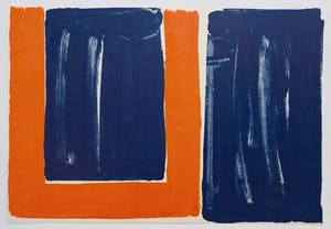 Adine Engelman - Abstracte compositie, monotype (unica) kopen? Bied vanaf 75!
