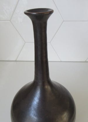 Niet of onleesbaar gesigneerd - Studio keramische Halsvaas gesigneerd GPF kopen? Bied vanaf 10!