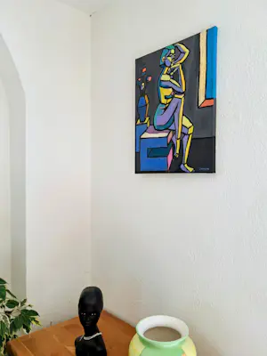 Laurent Chimento - Portrait cubiste de femme nue kopen? Bied vanaf 420!