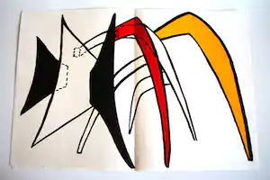Alexander Calder - Litho uit Derriere Le Miroir verkauft für € 35!