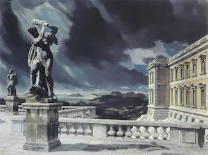 AcheterCarel Willink - Terras met Hercules, piëzografie (mooi ingelijst)? Enchérissez de 295!