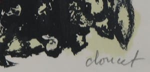 Jacques Doucet - Litho, Compositie met Rood en blauw kopen? Bied vanaf 100!