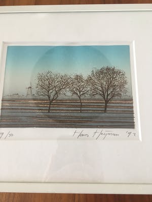 Hans Heijman - Handgesigneerde kleurenets z.t. kopen? Bied vanaf 35!