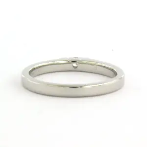 14k wit gouden ring met briljant geslepen diamant tot. 0.03ct – F/G - VS/SI kopen? Bied vanaf 200!
