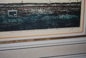 Cornelis Brandenburg - Zwanenburgwal - winter in Amsterdam - kleurets kopen? Bied vanaf 80!