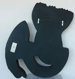 Clemens Briels - Houten wandobject, Y un acroiris piento su piel kopen? Bied vanaf 200!