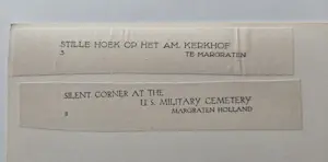 Ad van der Kop - Begraafplaats Margraten. Uit de serie Mooi Limburg. kopen? Bied vanaf 49!