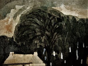 Niet of onleesbaar gesigneerd - gesigneerd Aquarel - "Landschap en witte huizen Thorn Limburg" kopen? Bied vanaf 10!