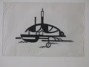 Niet of onleesbaar gesigneerd - 'Brug'-landschap - Houtsnede kopen? Bied vanaf 1!