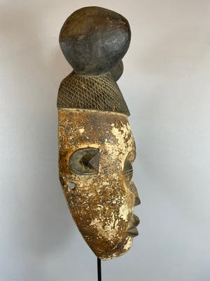 Punu - African Punu-Lumbo mask - Gabon. kopen? Bied vanaf 45!