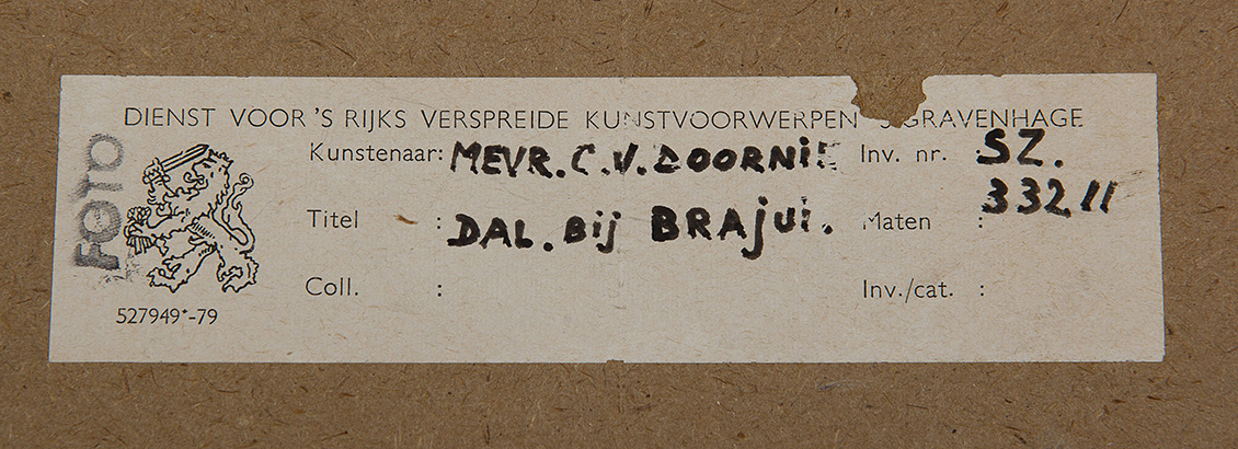 Tini van Doornik - Bal bij Brajui - Krijt op papier - gesigneerd l.o. - BKR Amsterdam, 1975 kopen? Bied vanaf 10!