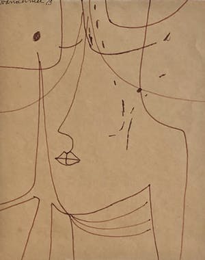 Theo van der Nahmer - Geabstraheerd vrouwenhoofd kopen? Bied vanaf 20!