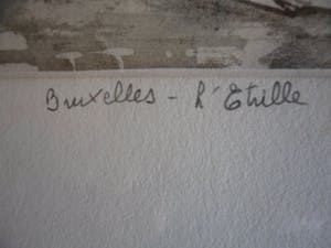 Roger Hebbelinck - Kleuren ets, Bruxelles kopen? Bied vanaf 20!