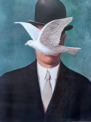 Rene Magritte - De man met de bolhoed. kopen? Bied vanaf 75!