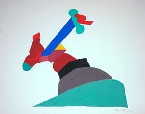 Henri Plaat - Gouache, Zonder titel (Groot) kopen? Bied vanaf 1!