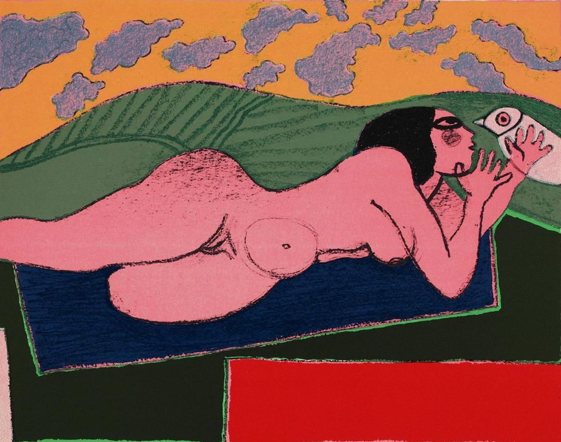 AcheterCorneille - Litho: 'Plaisir des jours' - 1985? Enchérissez de 250!